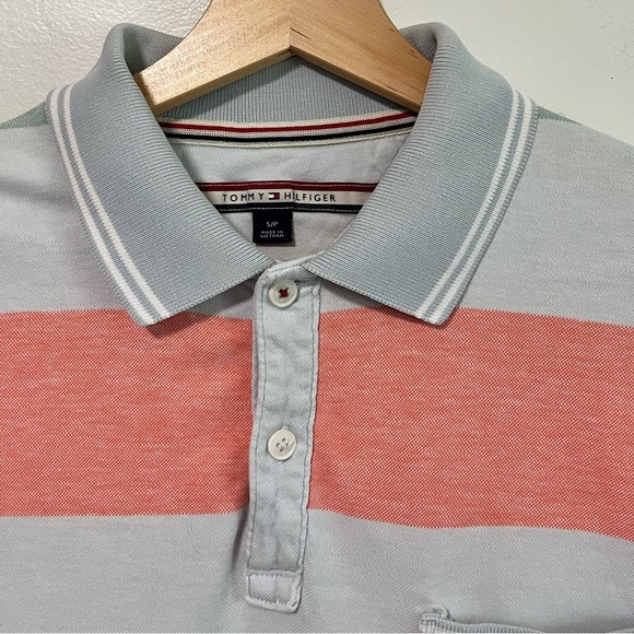 Tommy Hilfiger Men’s Striped Polo Shirt - Size Small - Picture 7 of 13